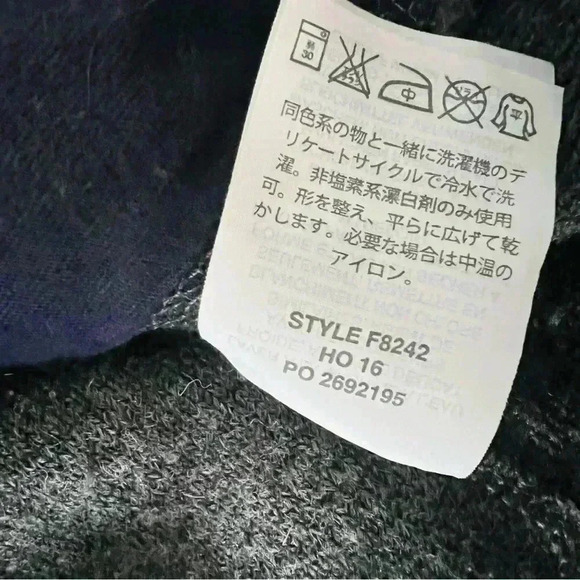 Vintage J. Crew Sherpa Zip Pullover Sweater Sz S - Picture 3 of 7